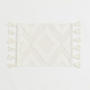H&M Home Small Bath Mat with Tassels (NWT)